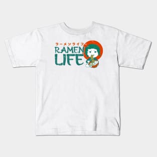 Ramen Life Asian Food Lover, Japanese Cuisine, Cute Kids T-Shirt